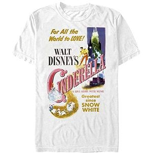 Disney Cinderella - Vintage Cinderella Poster Unisex Crew neck T-Shirt White L