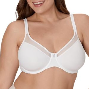 Bali womens3439One Smooth U Ultra Light Illusion Hals Beugel BH BH - Wit - 34C, Wit, 75C