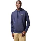 Wrangler - Americana Hoodie - Navy Blauw - Katoen