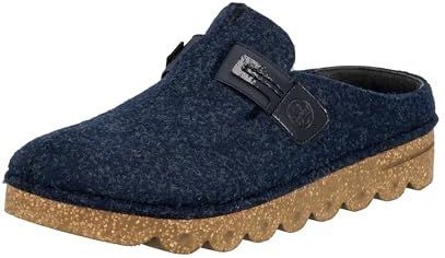 Rieker - Clogs - Donkerblauw - Gevoerd - Met Plateau