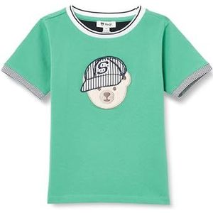 Steiff Jongens T-shirt met korte mouwen, wintergroen, 92
