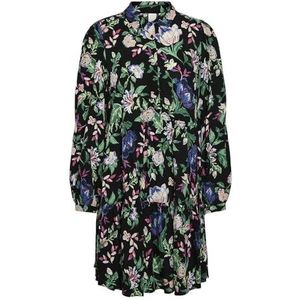 YAS - YASALIRA - Blousejurk - Crème / Blauw / Smaragd / Zwart