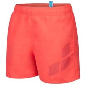 ARENA Jongens Logo R Beach Shorts Zwembroek, Calypso Coral-dark Purple, 128