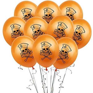 10 inch 12 inch Halloween ballonnen voor de decoratie van het feest, oranje