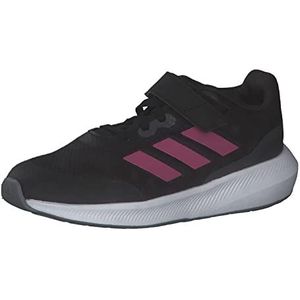 adidas RunFalcon 3.0 Elastic Lace Top Strap Sneakers uniseks-kind, core black/pulse magenta/grey six, 37 1/3 EU