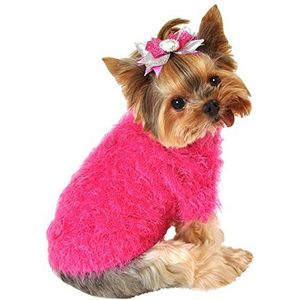 Hip Doggie Angora Blossom Sweater, L
