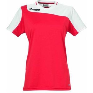 Kempa Dames Shirt Tribute Women, rood/wit, XL