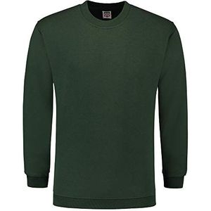 Tricorp 301008 casual sweatshirt, 60% gekamd katoen/40% polyester, 280 g/m², flessengroen, maat XL