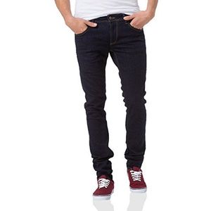 Cross Jeans Toby Skinny Jeans voor heren, blauw (Rinsed Crincle 009), 33W x 34L