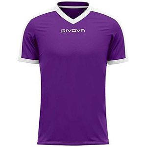 GIVOVA Shirt Revolution Interlock lila/wit Gr. 2XL, Paars/Wit, XXL