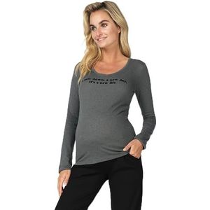 Noppies Dames Tee Ls Sharon zwangerschapsshirt met lange mouwen