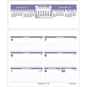 2022 Flip-A-Week Wekelijkse Bureaukalender Refill door AT-A-GLANCE, 6"" x 7"" (SW705X50)