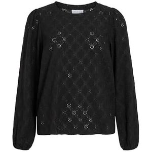 VILA Shirt 'VIAsta'  zwart