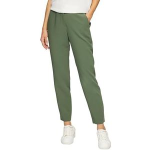 Slim - Cigarette Pants - Zwart - Elastische Band