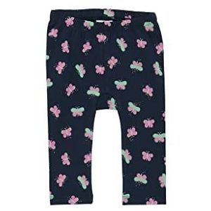 s.Oliver Leggings voor babymeisjes met allover print, blauw, 68 cm