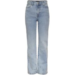 PCKELLY HW Straight Jeans LB302 NOOS, blauw (light blue denim), 33W x 30L