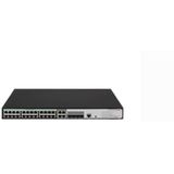 H3C - S5120V3-28P-HPWR-L3 Switch - Zwart - EU-stekker - 28 Poorten