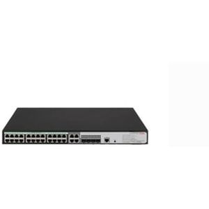 H3C - S5120V3-28P-HPWR-L3 Switch - Zwart - EU-stekker - 28 Poorten