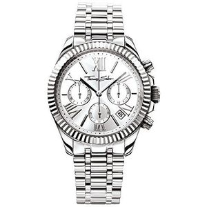 Thomas Sabo Dameshorloge chronograaf kwarts roestvrij staal WA0253-201-201-38 mm