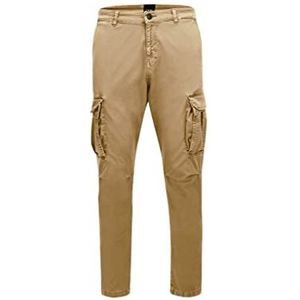 LTB Jeans Solaca Cargobroek voor heren, beige 701, 34W, Beige 701, 34W