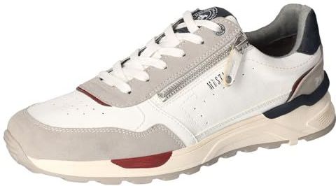 MUSTANG Heren 4186-307 Sneakers, lichtgrijs/wit, 41 EU, lichtgrijs/wit, 41 EU