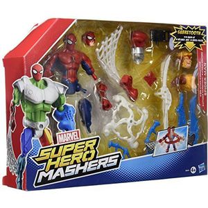 Super Hero Mashers Spider-Man i Sabretooth