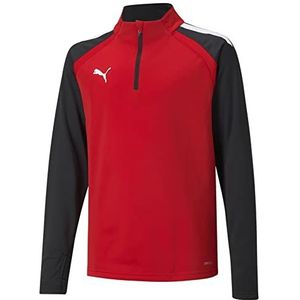 PUMA - teamLIGA Trainingstrui - Rood Zwart - 100% Gerecycled Polyester