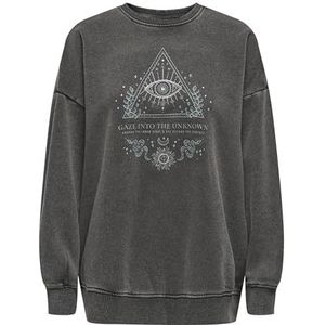 Onllucinda Oversized L/S Wild Box SWT, zwart, S