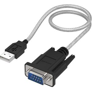 Sabrent USB 2.0 naar serieel (9-pins) RS-232 DB9-adapter (Prolific PL2303) (SBT-USC1K)