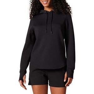 Amazon Essentials Dames Active Sweat Standard-Fit Hoodie met lange mouwen, zwart, X-Large