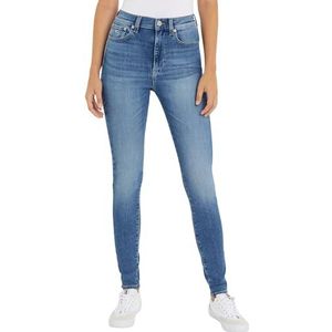 Tommy Jeans Dames Sylvia HGH SSKN BH1238, Denim Medium, 25W/28L, Denim Medium, 25W / 28L