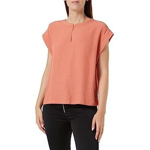 comma blouse met lange mouwen, Roze | Wit 44c8, 36