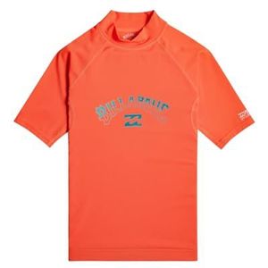 Billabong Korte Mouw UPF 50 Rash Vest Jongen Oranje XS