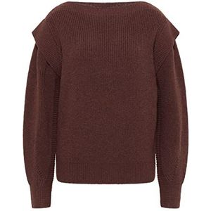 NALLY Grof gebreide damestrui 19025280-NA02, bruin, M/L, bruin, M/L