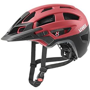 uvex finale 2.0 - veilige MTB-helm voor dames en heren - individueel passysteem - uitbreidbaar met led-licht - red-black matt - 52-57 cm