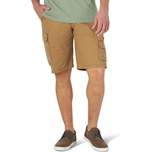 Wrangler Authentics Stretch Twill Cargoshorts voor heren, Acorn, 40