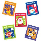 Baker Ross AV825 Festive Friends Mini Sliding Puzzle Games Value Pack - Nieuw kerstspeelgoed voor kinderen, perfect feest, buit, prijzentas en kousvuller (pakket van 5)