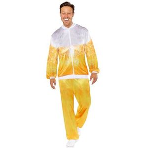 Amscan 9919049 - Unisex 1980's Beer Shell Suit Adult Fancy Dress Costume Maat: Small