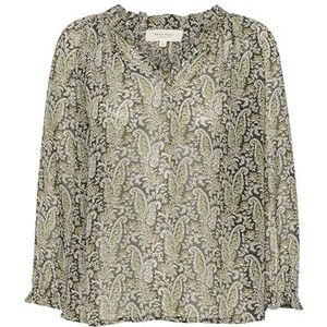 Part Two ElsiaPW damesblouse Relaxed fit 3/4 mouwen blouse, Rosin Paisley Print, 36