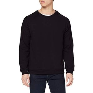 Trigema 675501 Sweatshirt voor heren, effen, zwart (008), XL