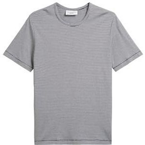 Marc O'Polo - DENIM - T-shirt - Dark Blue Multi - Fijn Gestreept