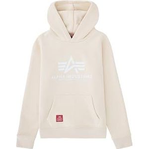 Sweater - Geribd - Sweatstof - Capuchon - Logoprint - Normale Pasvorm