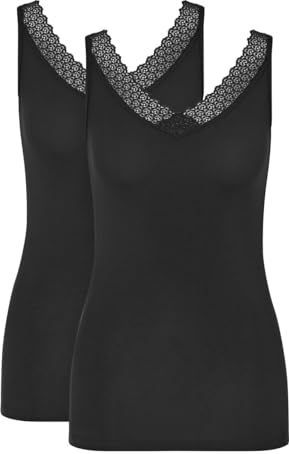 Triumph - Feel of Modal - Tanktop - Zwart - Set van 2