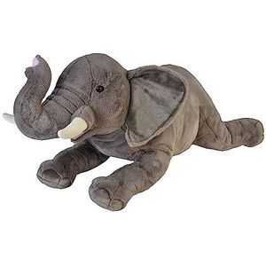 Wild Republic 18076 Republic 19552 Jumbo pluche olifant, groot knuffeldier, knuffeldier, cuddlekins, 76 cm