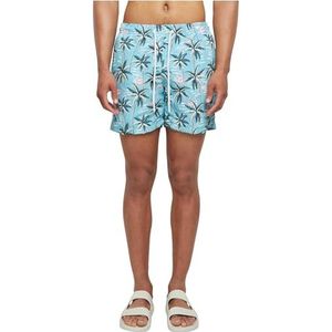 Urban Classics - Tropische Vogel Aop - Zwemshort - Multicolor - 100% Polyester