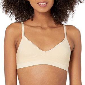 Hanes Vrouwen Ultimate Comfy Support Draadloze BH, Zacht Taupe, S