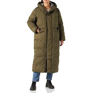 G-STAR RAW G-Whistler Pdd Ext lange parka jas voor dames, Groen (schaduw olijf D199-B230), S