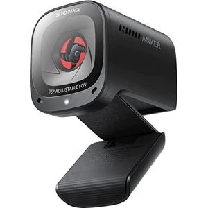 Anker PowerConf C200 Webcam - Zwart - USB-C - 2.21 Mpx - 65/78/95° Gezichtsveld