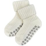 FALKE Uniseks-baby Stopper sokken Catspads Cotton B HP Katoen Noppen op de zool 1 Paar, Wit (Off-White 2040), 62-68