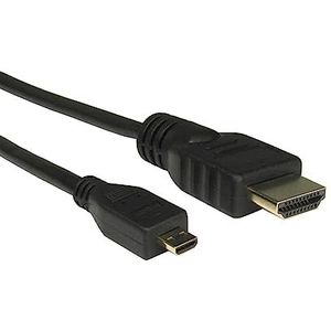 RS PRO HDMI-kabel A HDMI stekker B Micro HDMI stekker 4K max, 3m, zwart